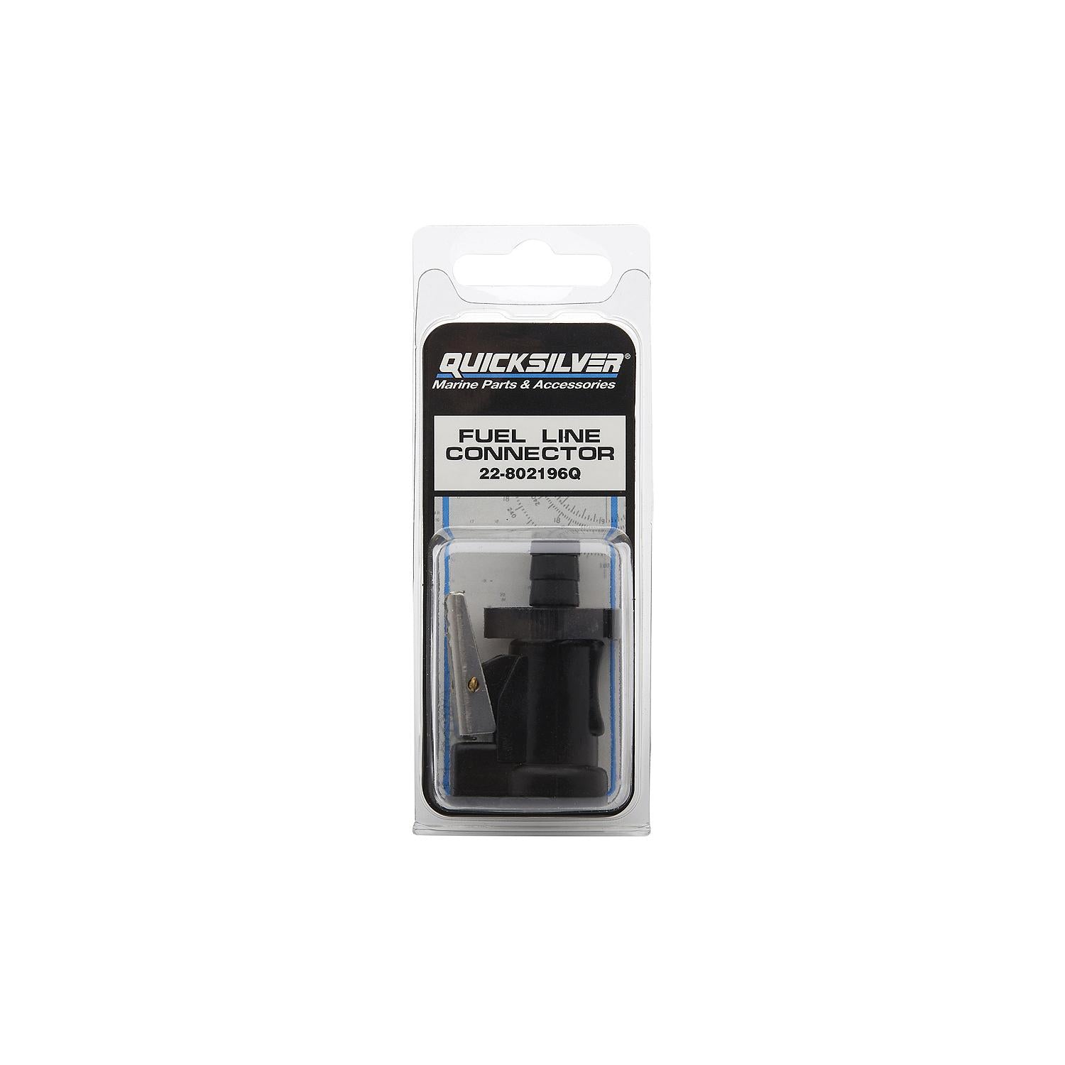 Quicksilver 802196Q Fuel Line Connector, 5/16" for Select Evinrude, Johnson and OMC Engines