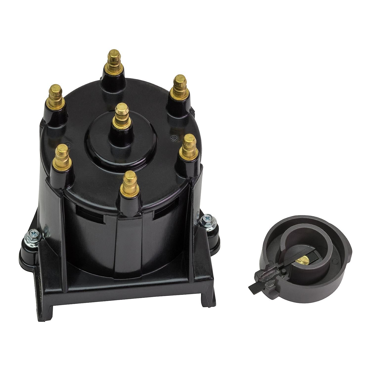 Quicksilver 850484T3 Distributor Cap and Rotor Kit for Marinized V6 Engines by GM with Delco HEI Ignition Systems