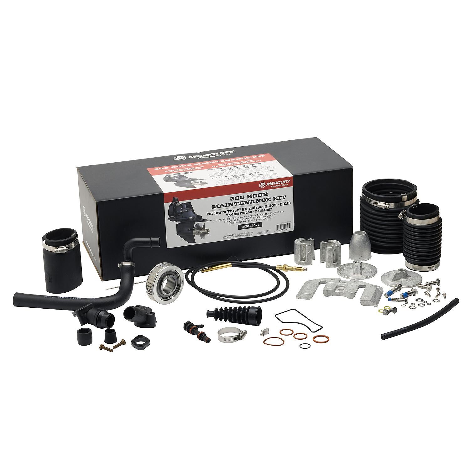 Mercury 8M0147076 MerCruiser Bravo Three Sterndrive 300 Hour Maintenance Kit