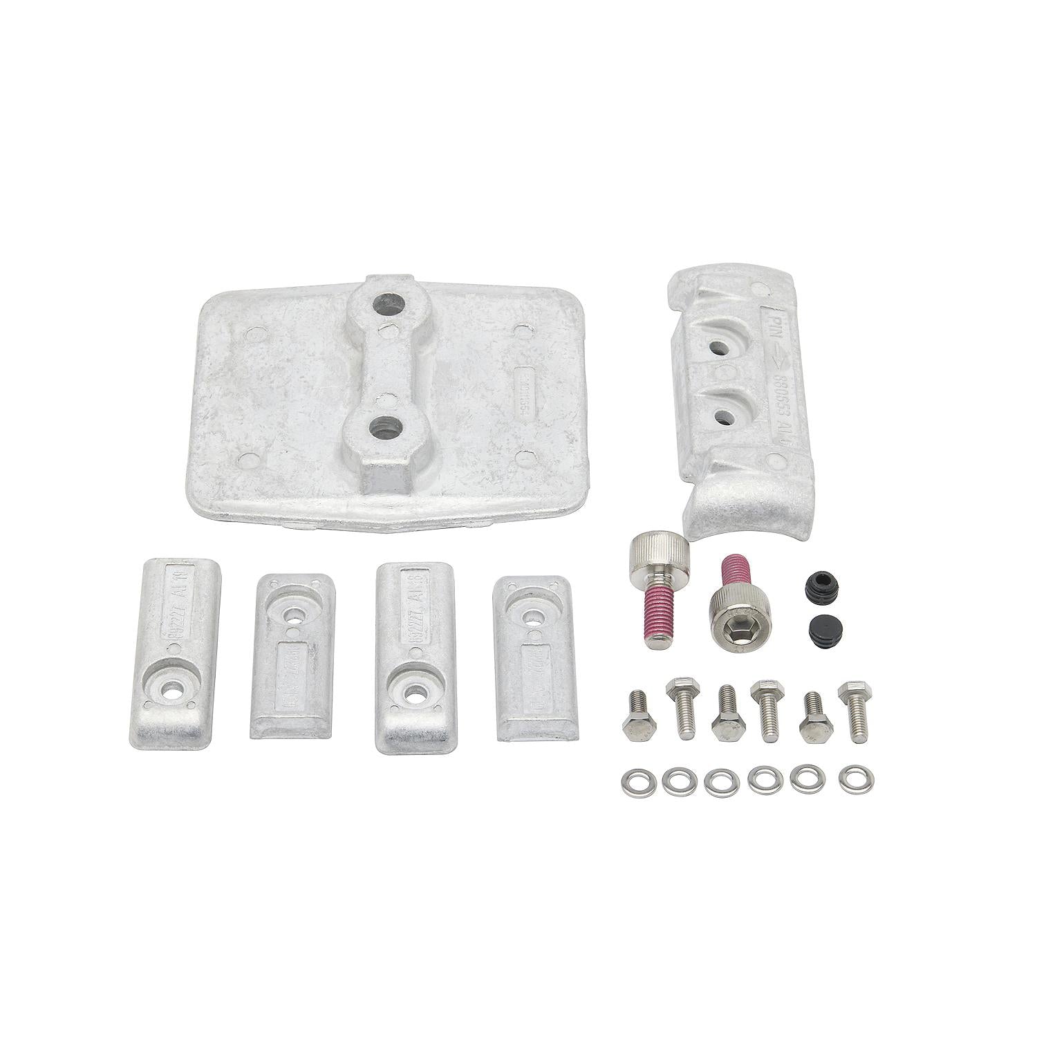 Quicksilver 8M0205956 Aluminum Anode Kit for Mercury 4.6L V8 250-300hp Outboards