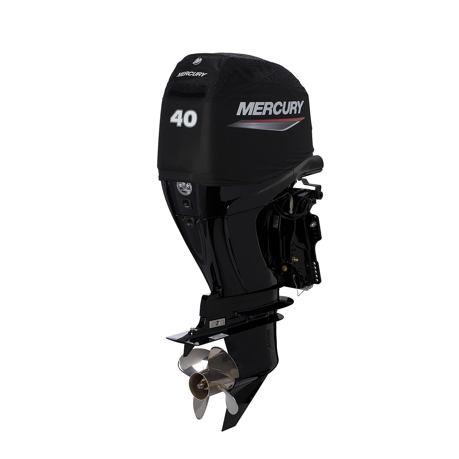 Mercury Vented Splash Cover for 40hp FourStroke Outboard Engines, Black