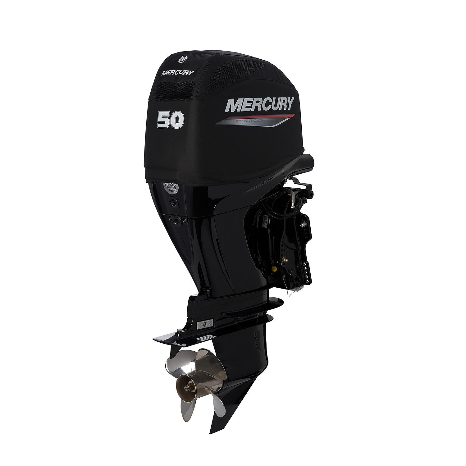 Mercury Vented Splash Cover for 50hp FourStroke Outboard Engines, Black
