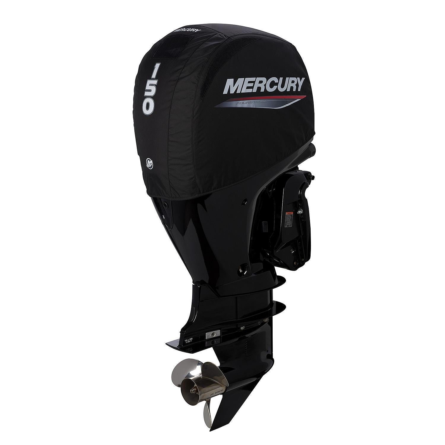 Mercury Vented Splash Cover for 150hp FourStroke Outboard Engines, Black
