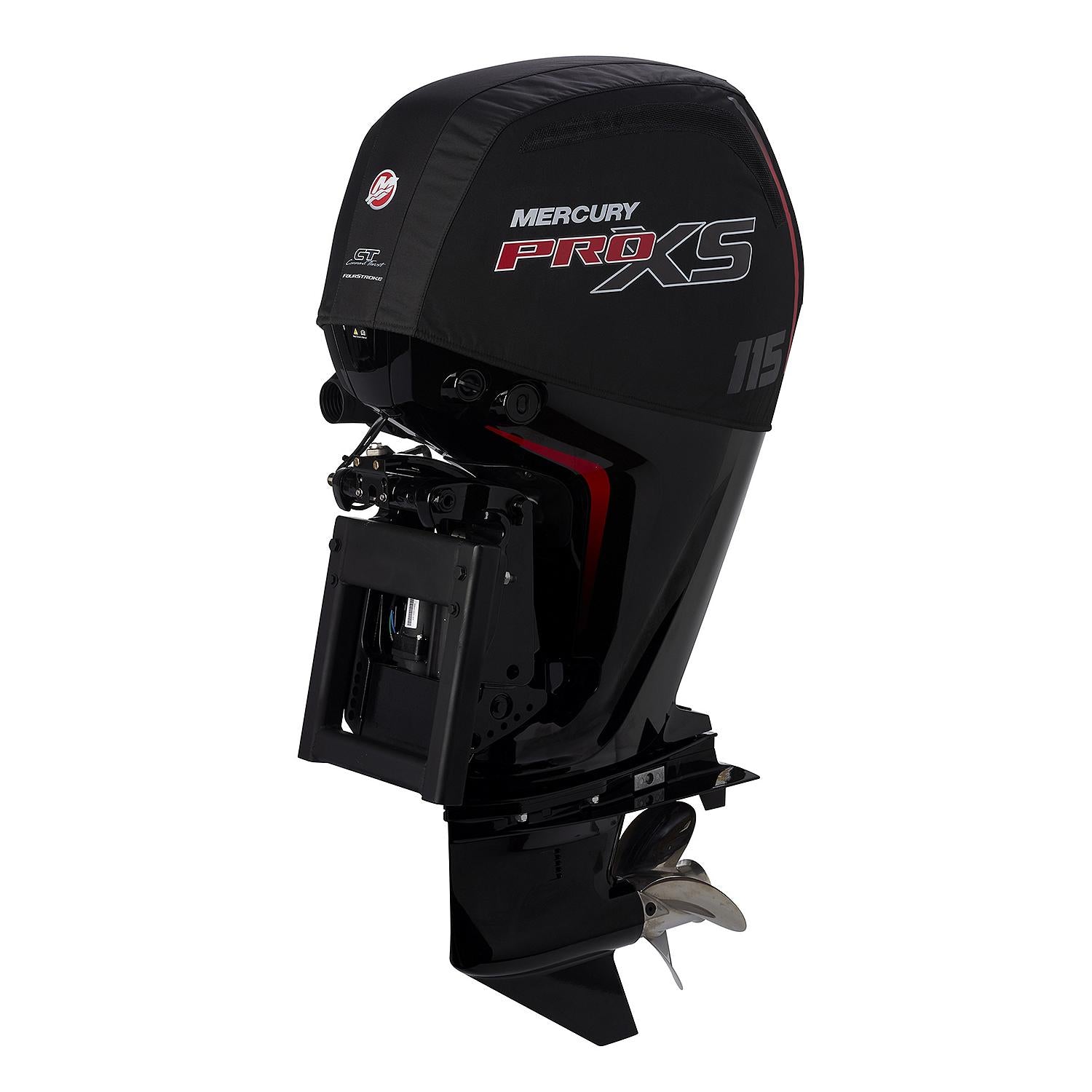 Mercury Vented Splash Cover for 2.1L 115hp Pro XS Outboard Engines, Black