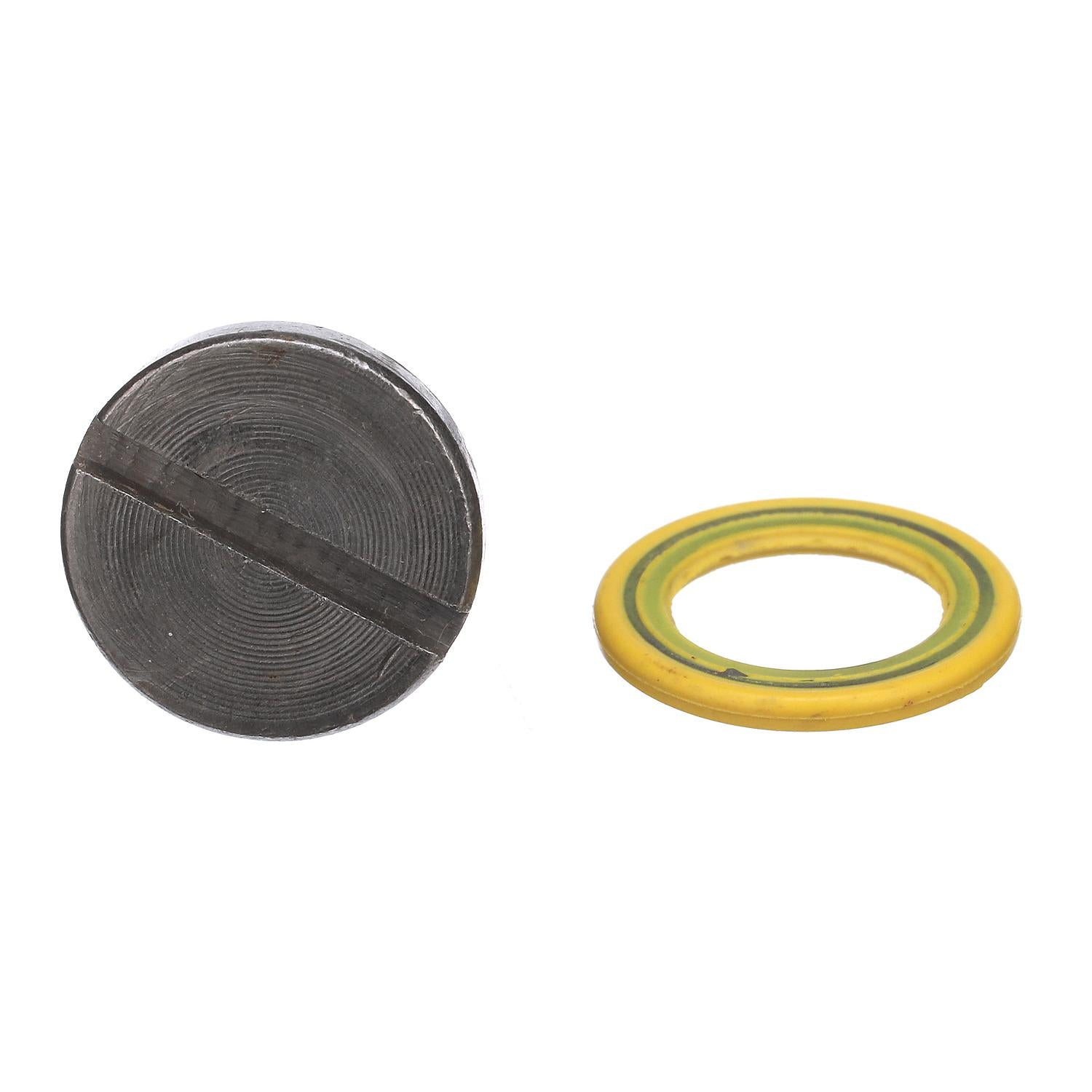 Quicksilver 8M0058389 Lower Unit Gear Lube Drain and Fill Hole Screw & Seal, Magnetic