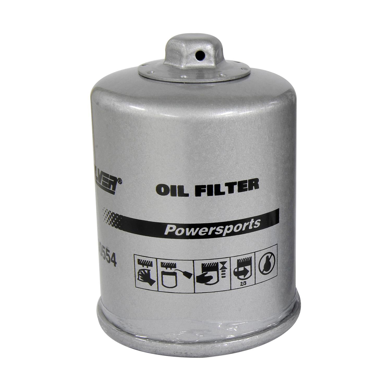 Quicksilver 8M0130548 Oil Filter for Harley-Davidson Motorcycles