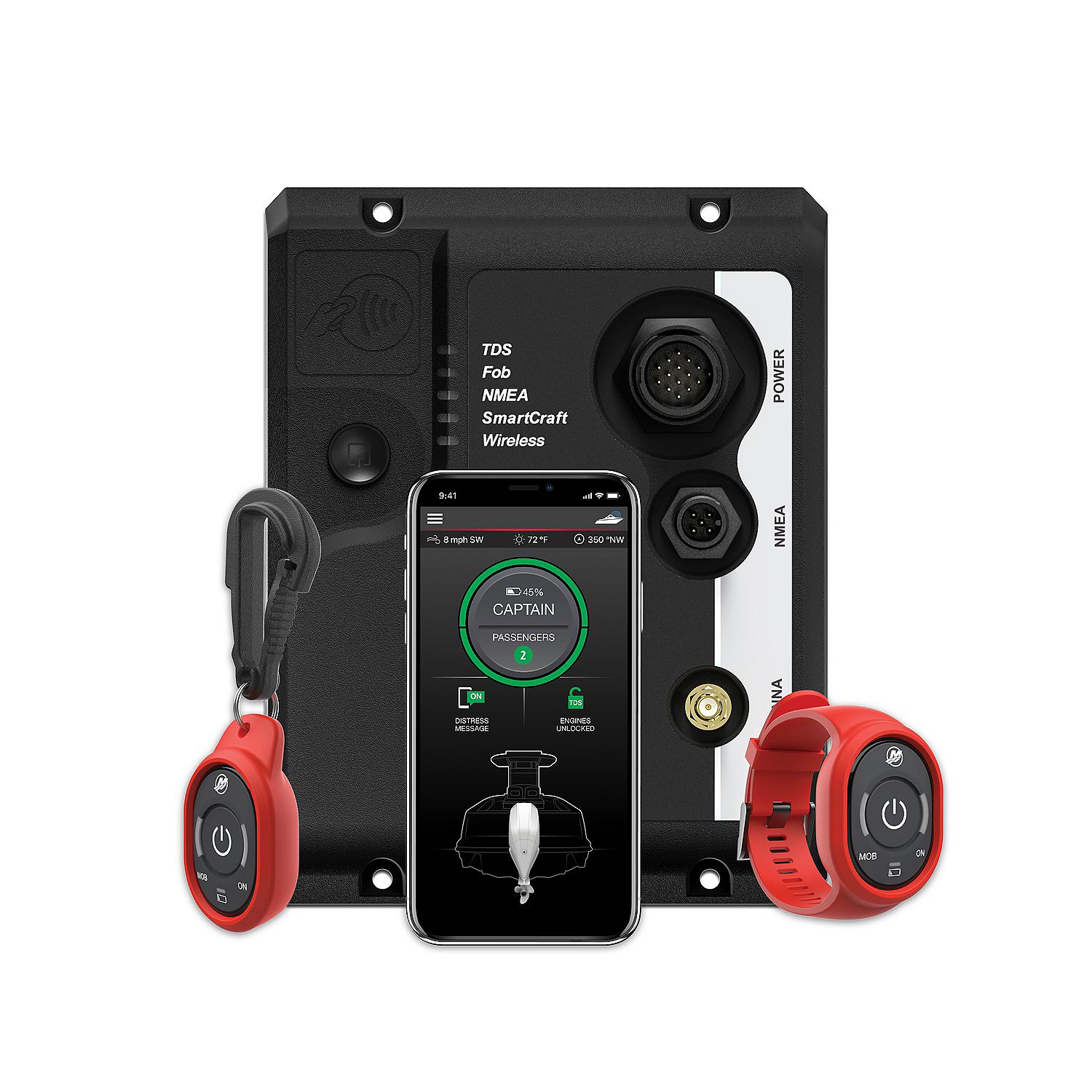 Mercury Marine Safety and Security System Kit, Mercury SmartCraft Engines, Single Engine, 8M6007933