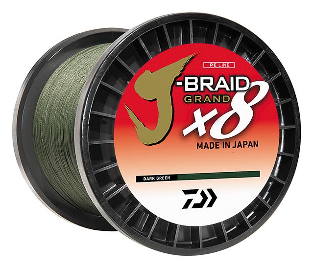 Daiwa J-Braid X8 Grand Braided Line Dark Green