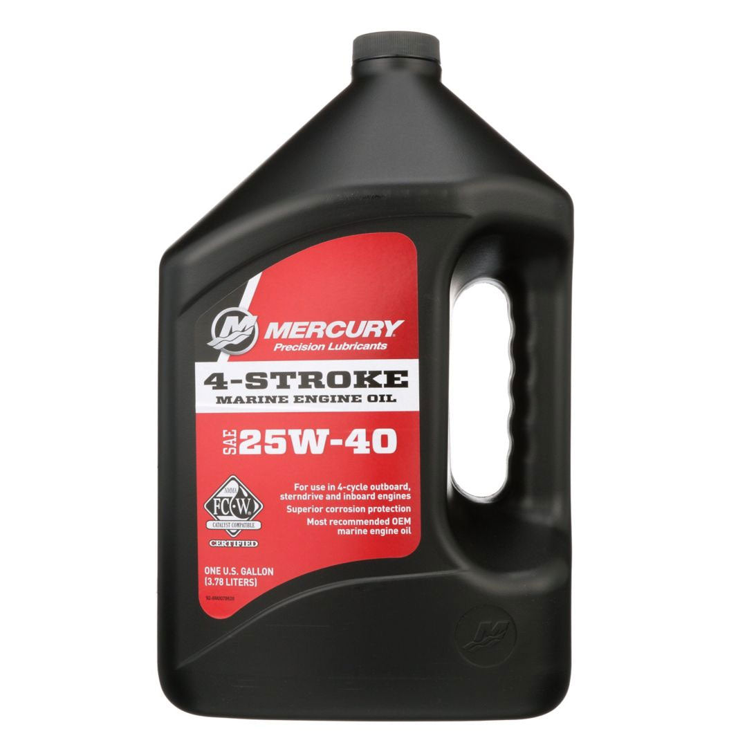 Mercury Marine 4-Stroke Temps Marine Engine Oil 25W40 4 Litres