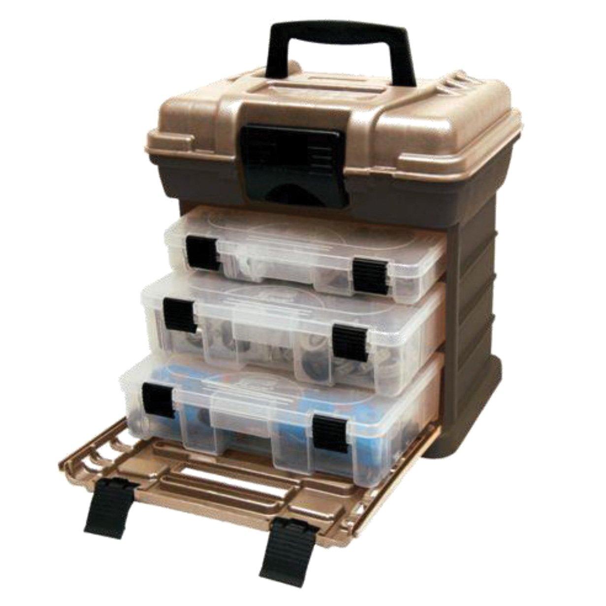 Boîte de pêche Plano Stow N Go Medium avec 3 plateaux et 3 compartiments