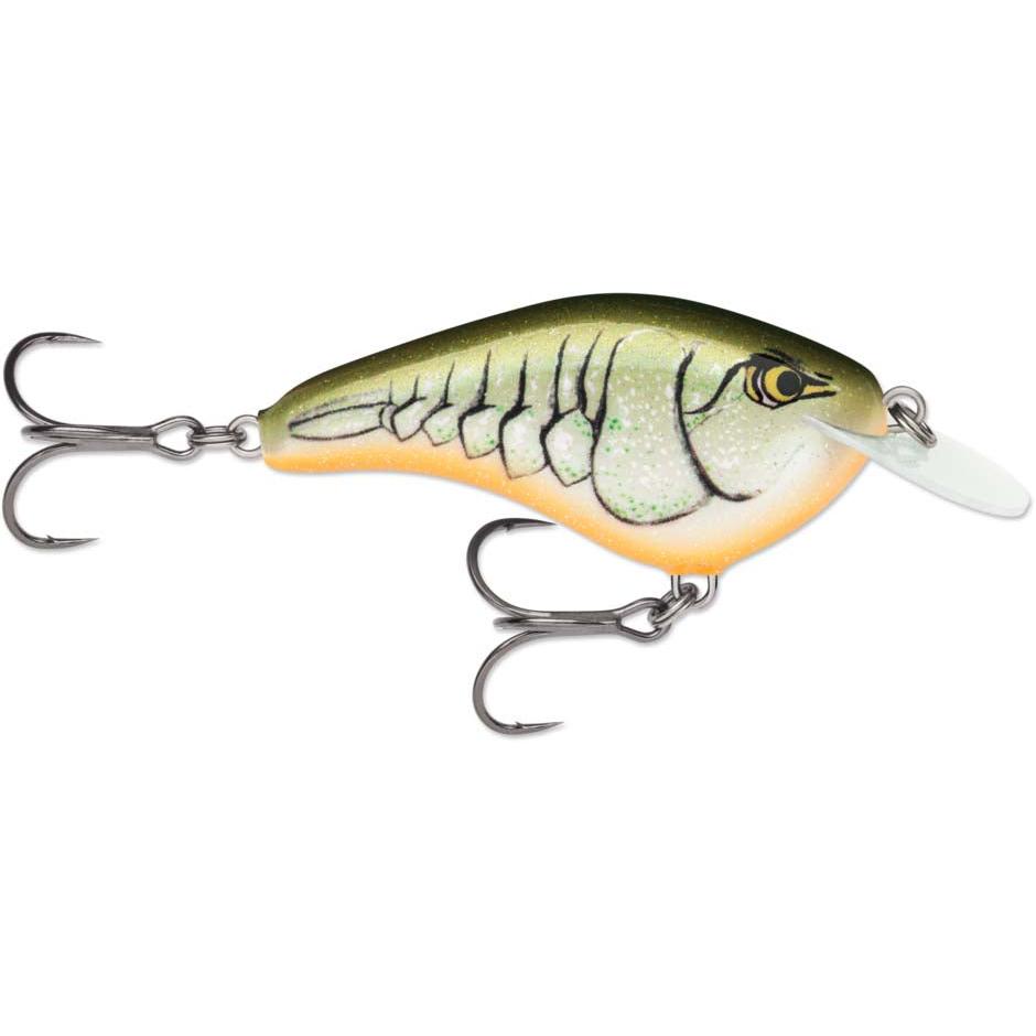 Rapala OG Slim 06 Medium Diving Flat-Sided Crankbait Rootbeer Crawdad