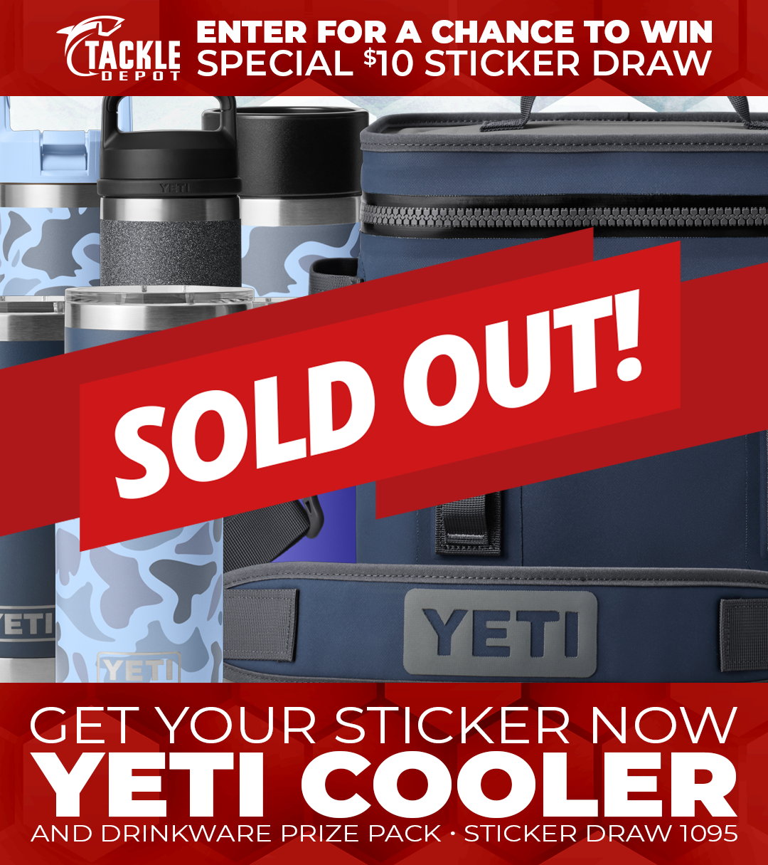 Tackle Depot Sticker Draw 1095