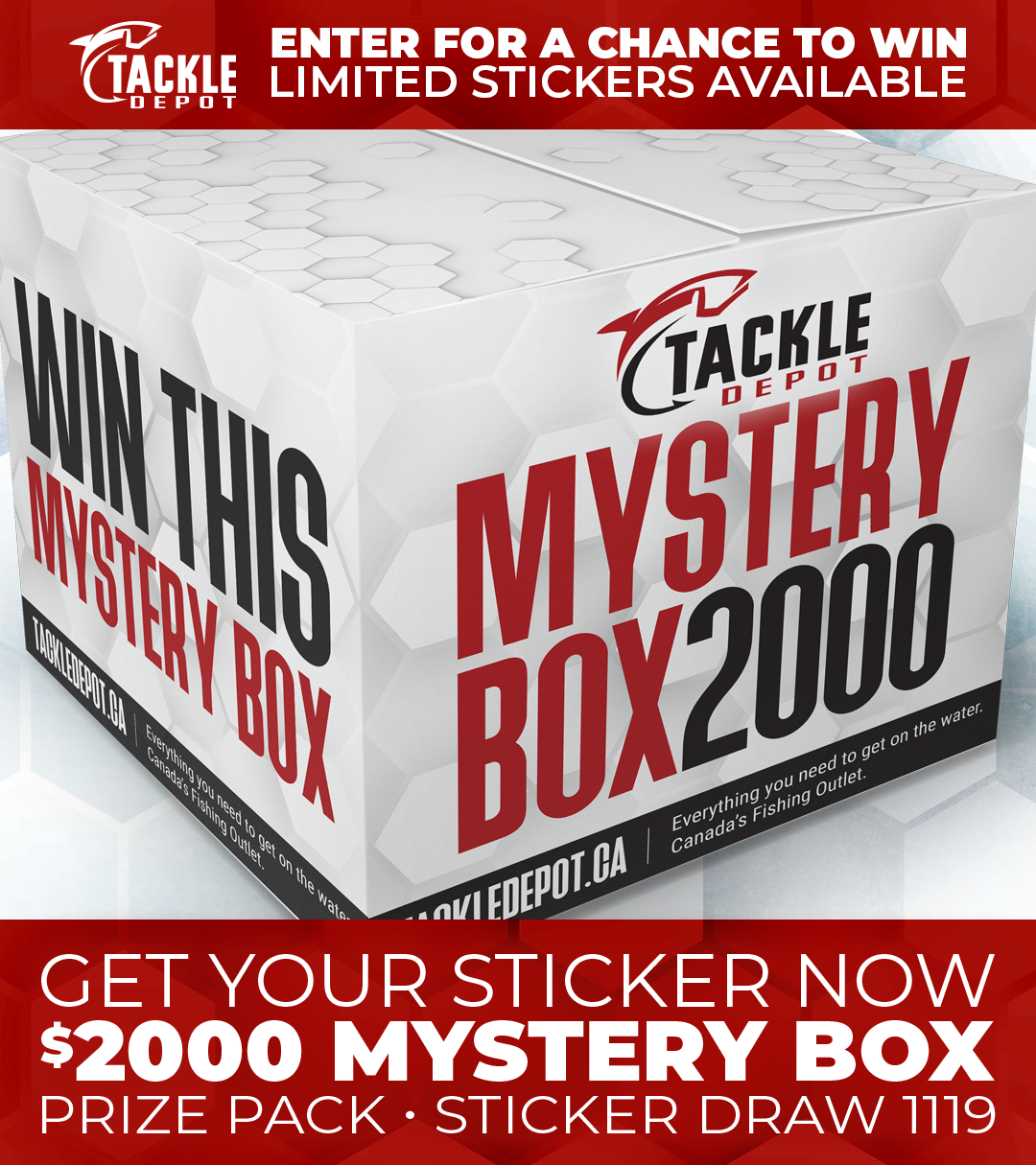 Tackle Depot Sticker Draw 1119