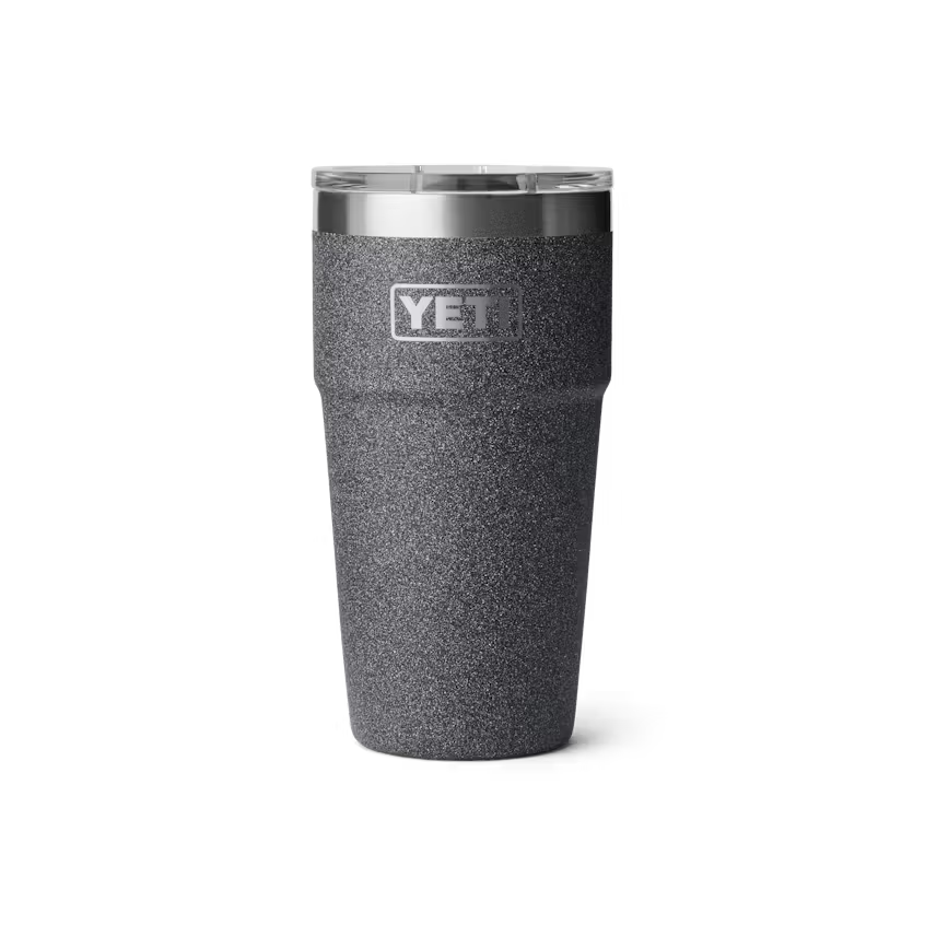 YETI Rambler 591 ml Stackable Cup with Magslider Lid Black Stone