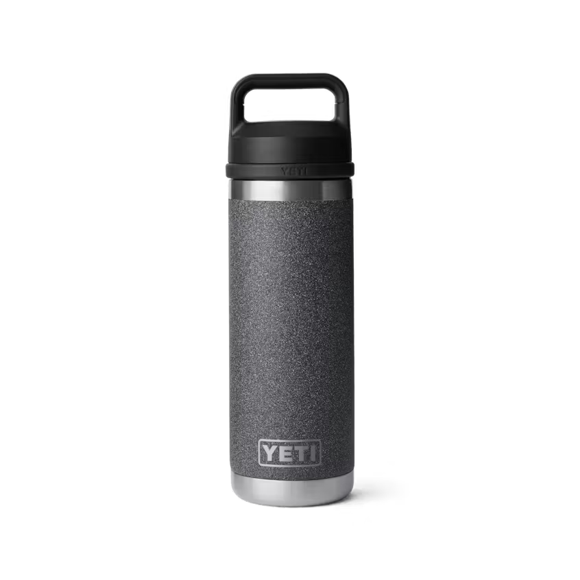 YETI Rambler 532 ml Bottle with Chug Cap Black Stone