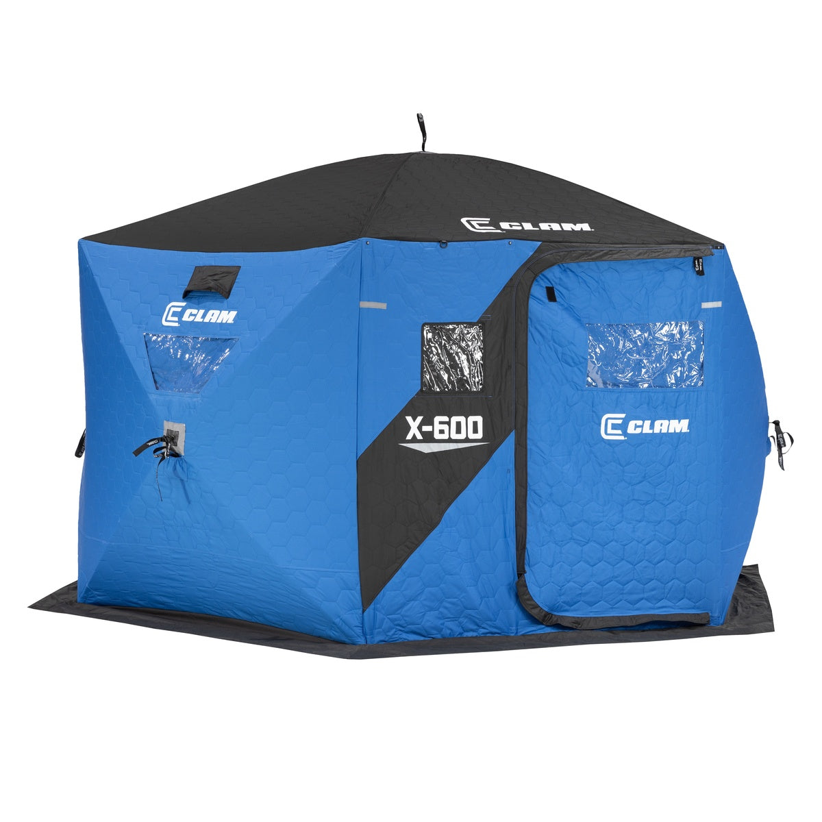 Clam X-600 Hub Shelter 5 Angler Capacity