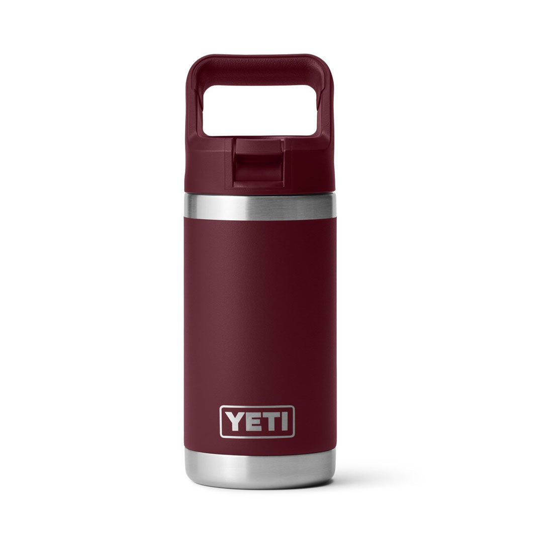 YETI Rambler Jr 355 ml Kids Water Bottle with Straw Cap Wild Vine Red