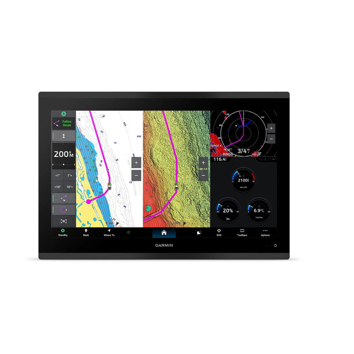 Garmin 17" GPSMAP 9217 with U.S. and Canada Navionics+