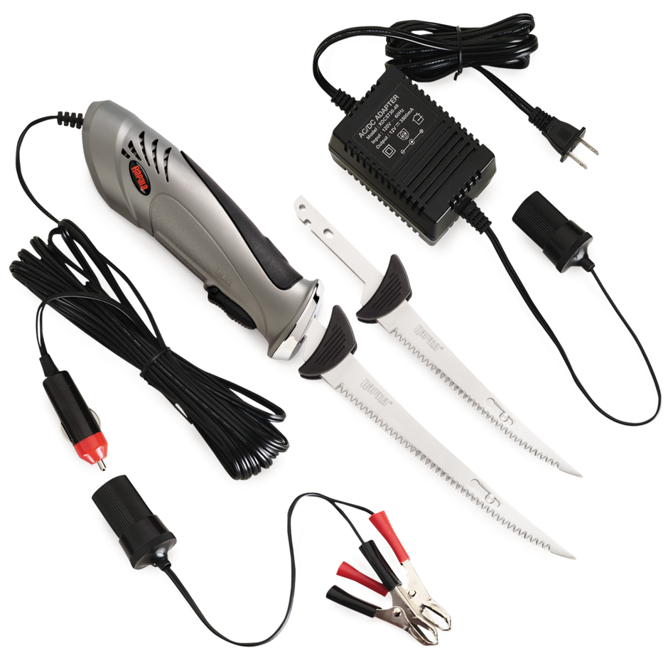 Ensemble de couteaux à filet électriques de luxe Rapala