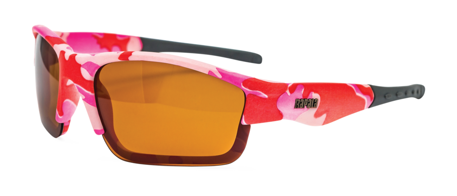 Lunettes de pêche polarisées Rapala pour filles, motif camouflage rose
