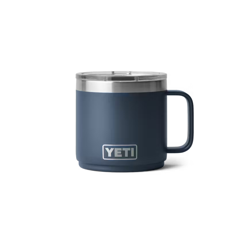 YETI Rambler Tasse empilable 414 ml avec revêtement en céramique Durasip Bleu marine