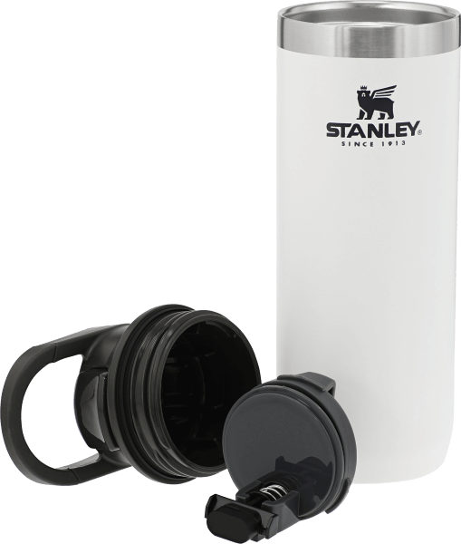 STANLEY - TASSE DE VOYAGE 16 OZ (SWITCH BACK) - BLANC/NOIR