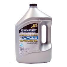 QUICKSILVER 2 CYCLE MARINE TC--W3 ENGINE OIL 4 LT