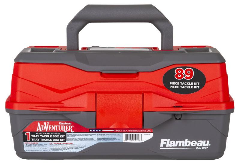 Adventurer 1-Tray 89-Piece Tackle Box Kit