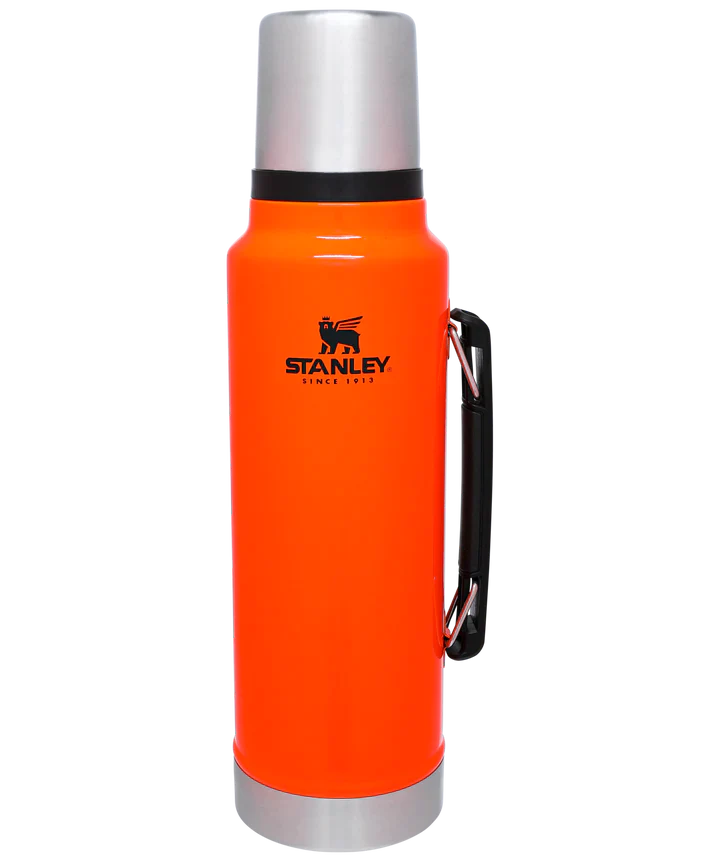Bouteille isotherme Stanley Classic Legendary 1 à 5 pintes, orange flamboyant, sans BPA