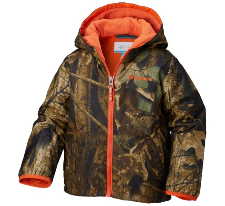COLUMBIA - VESTE KITTERWIBBET CAMOUFLAGE BORDURE ORANGE