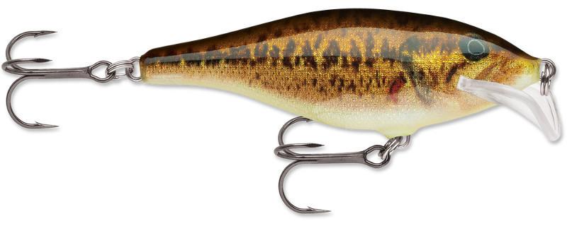 RAPALA SCATTER RAP SERIES SHAD - LIVE SMALLMOUTH BASS SCRS07SBL-High Falls Outfitters