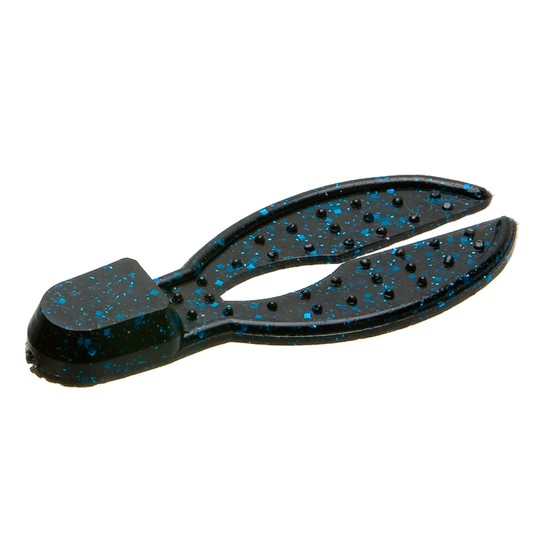 Zoom Super Chunks Jr. 2-3/4 po, lot de 6, noir/bleu