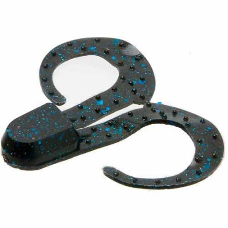 Lot de 10 leurres pour remorque Zoom Swimmin Chunk 3, noir/bleu