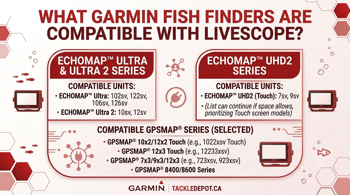 What Garmin Fish Finders are Compatible with Livescope