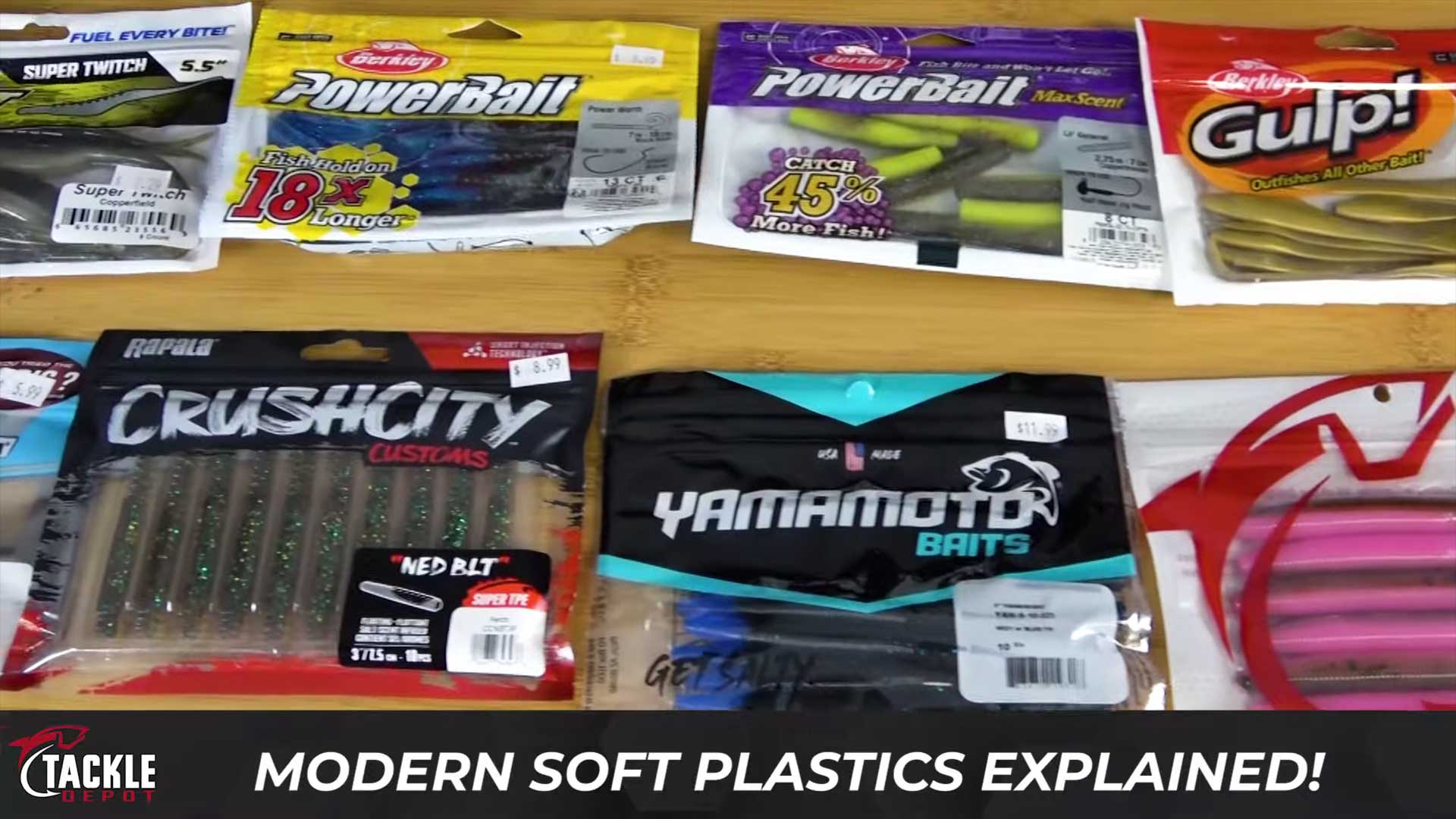 Modern Plastic Baits Explained