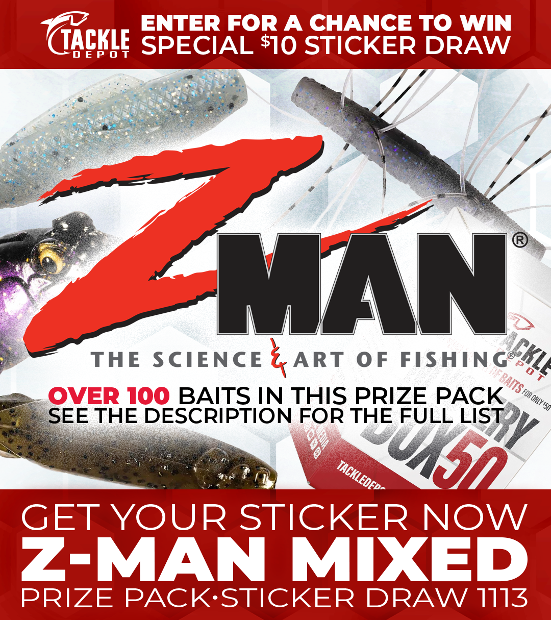 STICKER DRAW 1113 - Tackle Depot