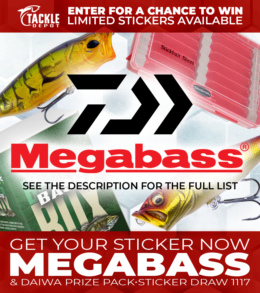 STICKER DRAW 1117 - Tackle Depot