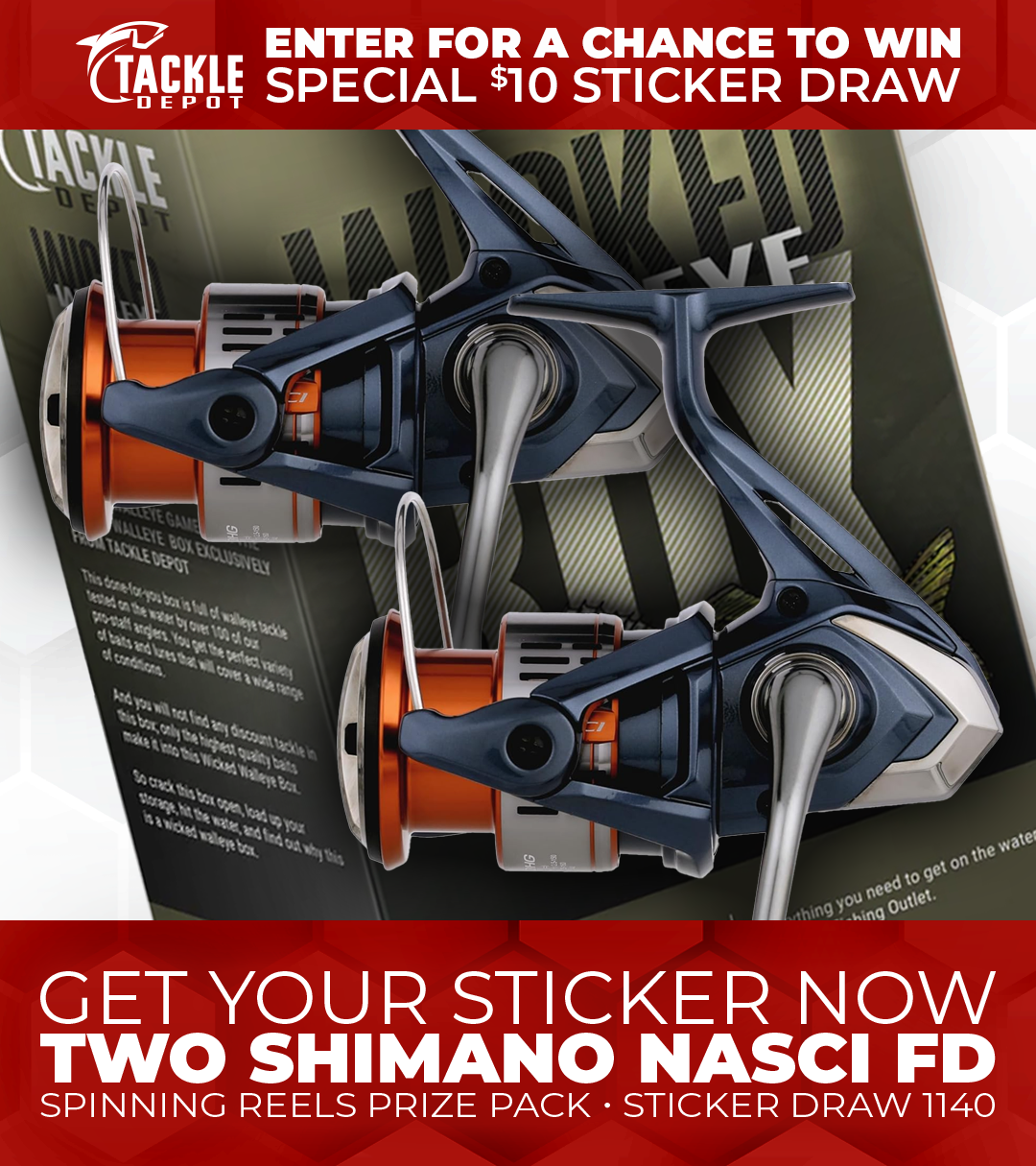 STICKER DRAW 1140 - Tackle Depot