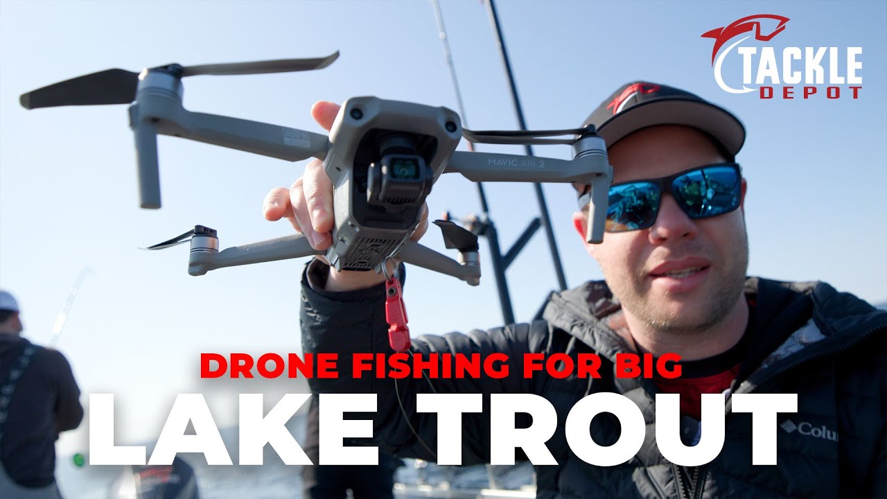 Drone Fishing For Big Lake Trout