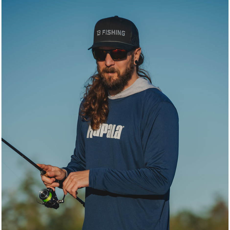 Rapala Logo Long Sleeve UV Shirt Navy