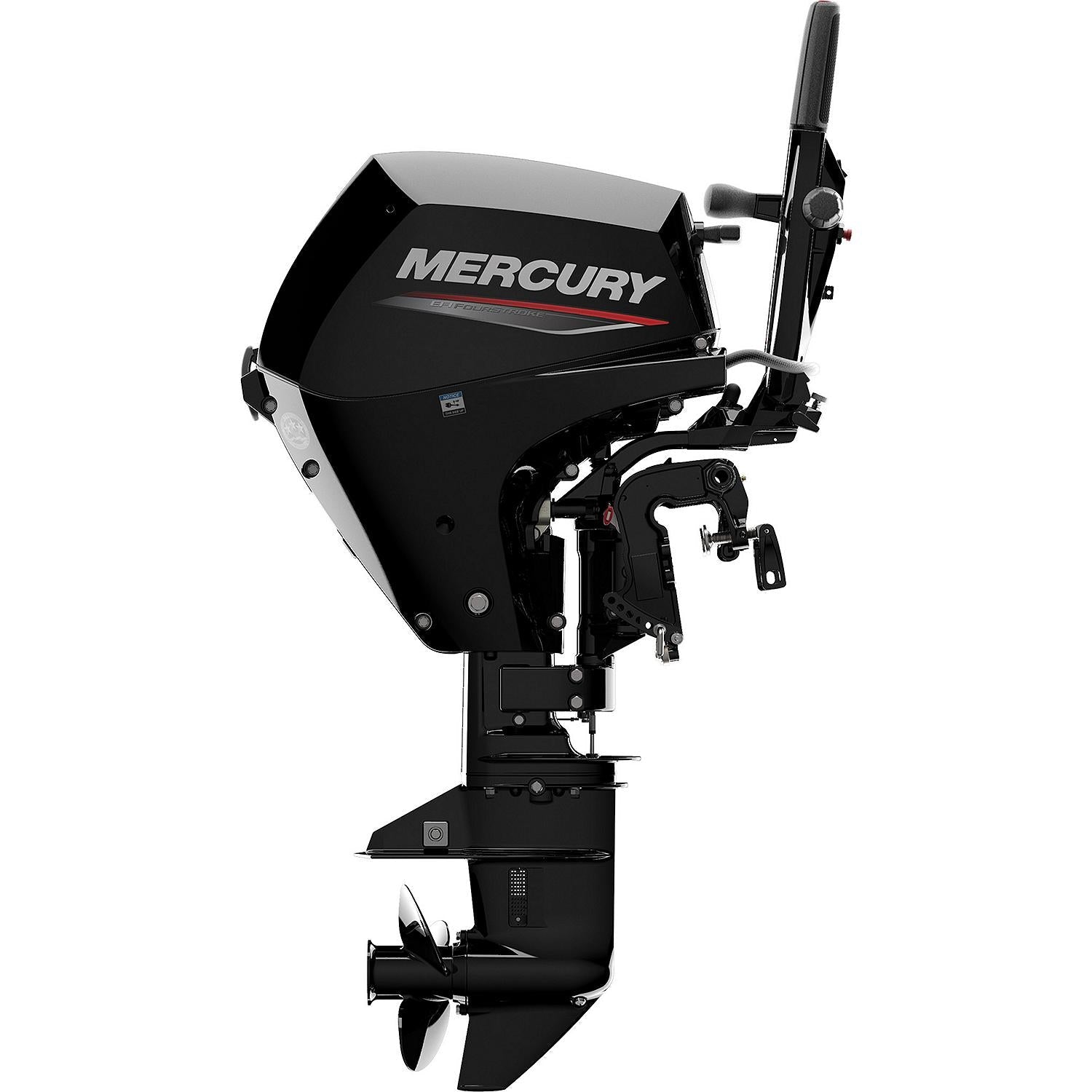 Mercury 15hp EFI Tiller FourStroke Outboard Motor - 15" Shaft, Manual Tilt/Trim, Manual Start