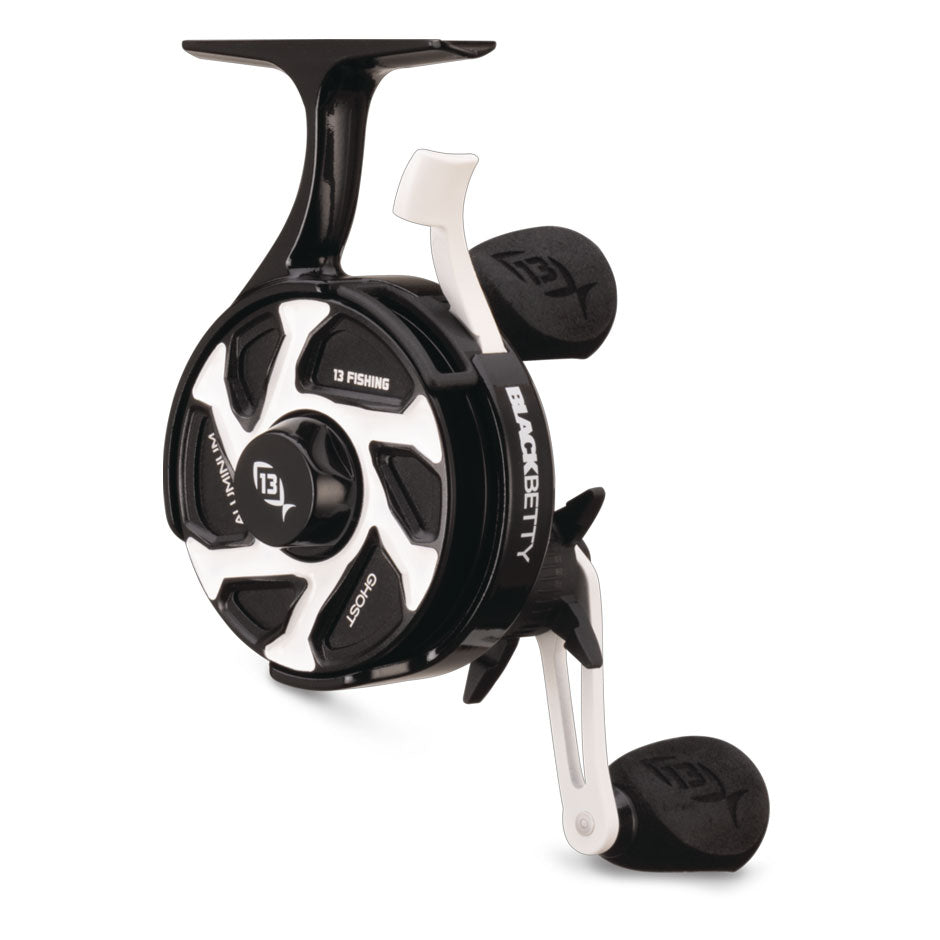 13 Fishing Freefall Ghost Aluminum Ice Reel 13 Fishing Freefall Ghost Aluminum Ice Reel