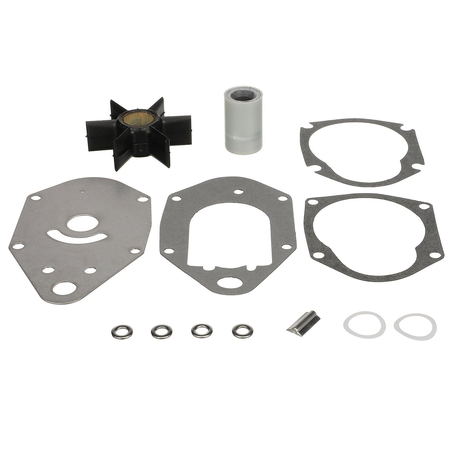Mercury 19453T2 Water Pump Impeller Repair Kit for Mercury 50-60hp TwoStroke Outboards with Standard Gearcase