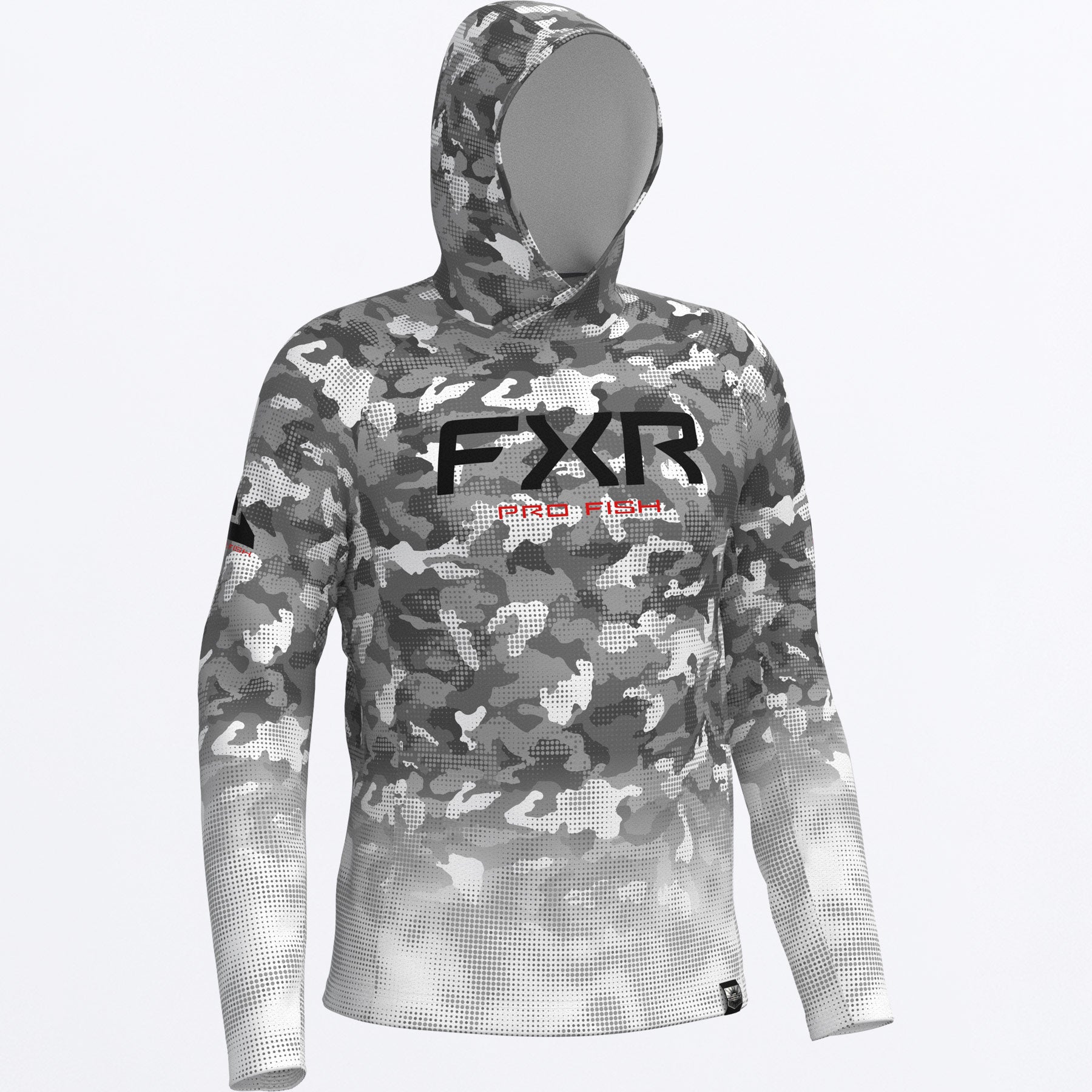 FXR Men's Derby Drift Camo Air UPF Pullover Hoodie - Tackle Depot