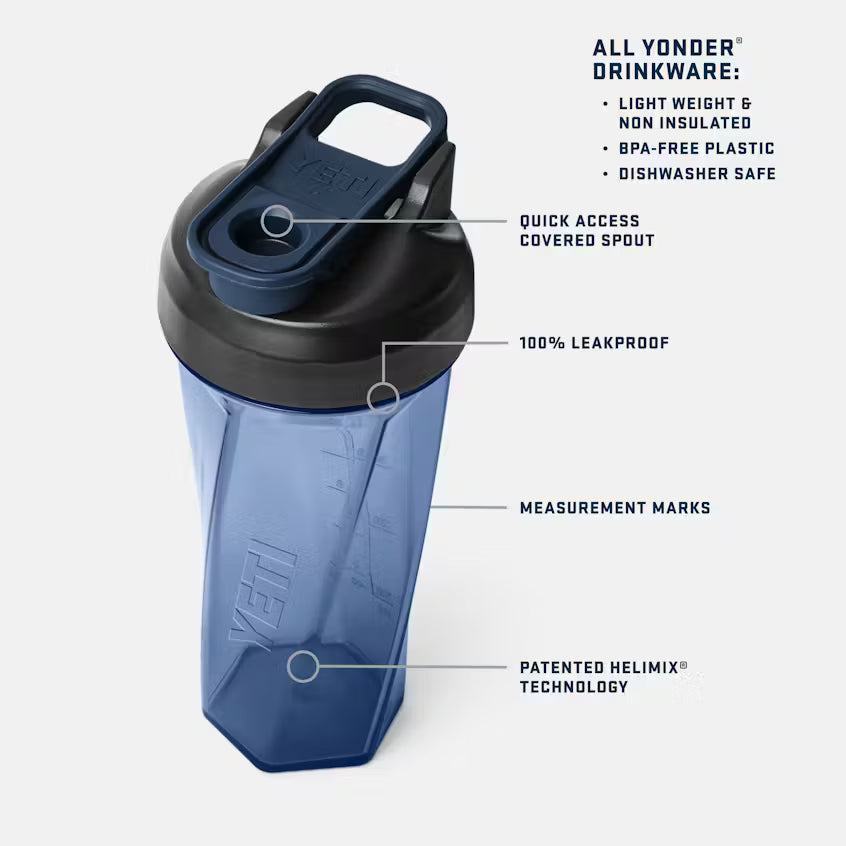 Bouteille shaker YETI Yonder 798 ml avec technologie Helimix