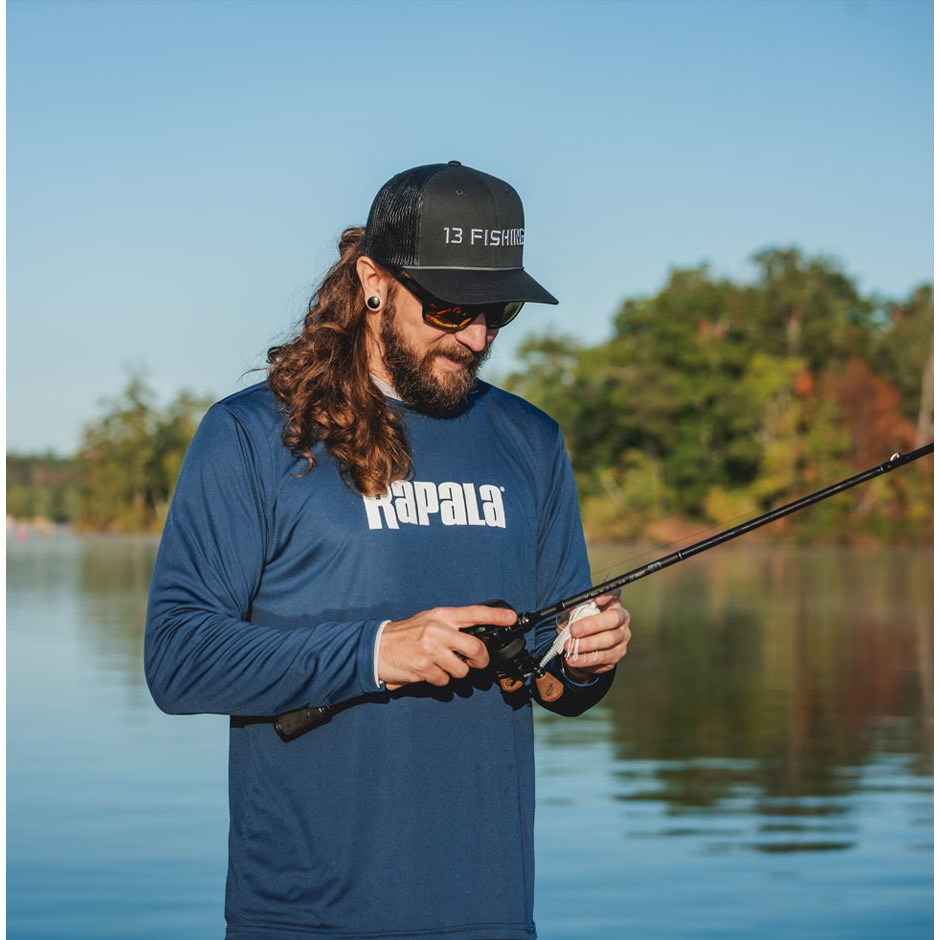 Rapala Logo Long Sleeve UV Shirt Navy