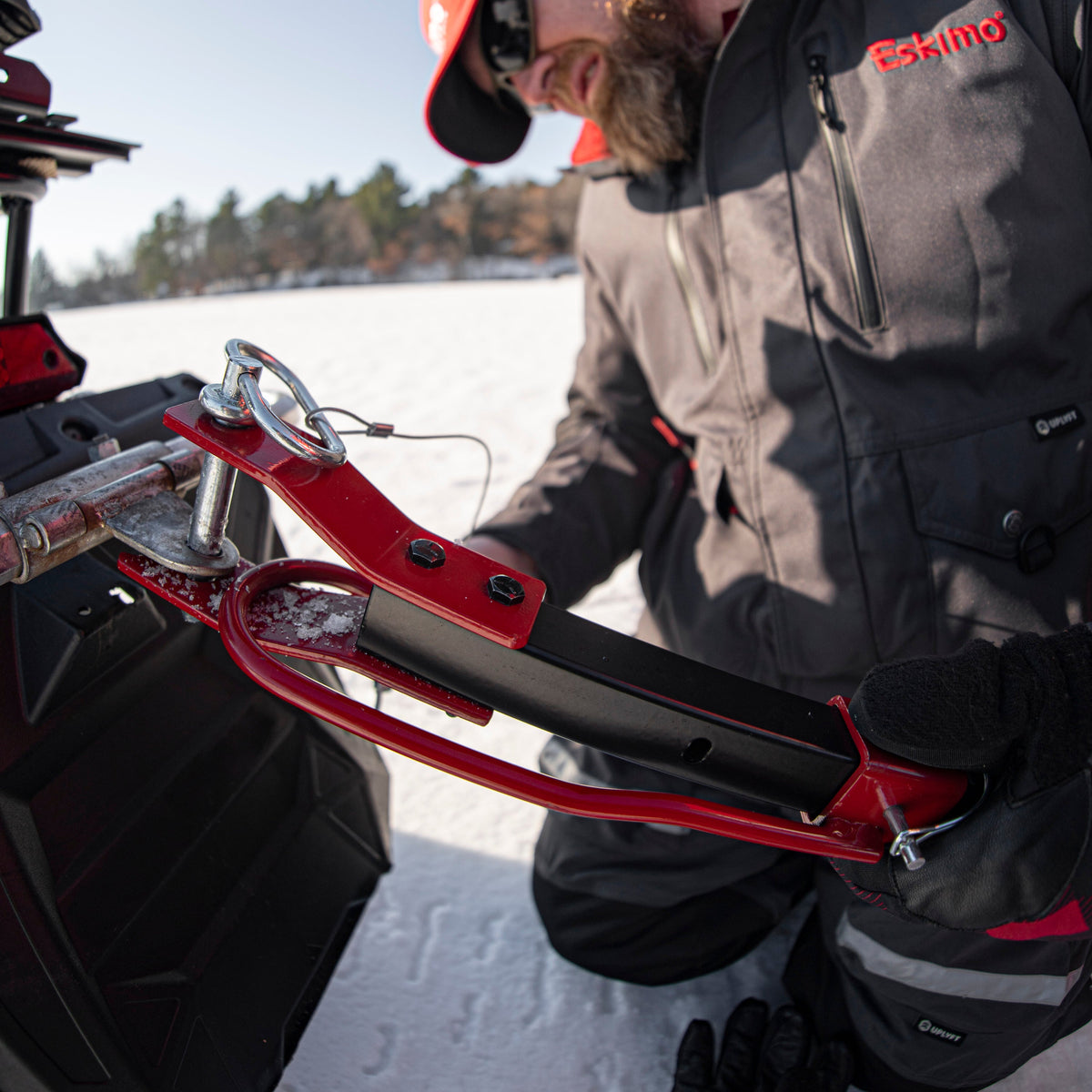 Eskimo EZ-Stow Pivoting Tow Hitch