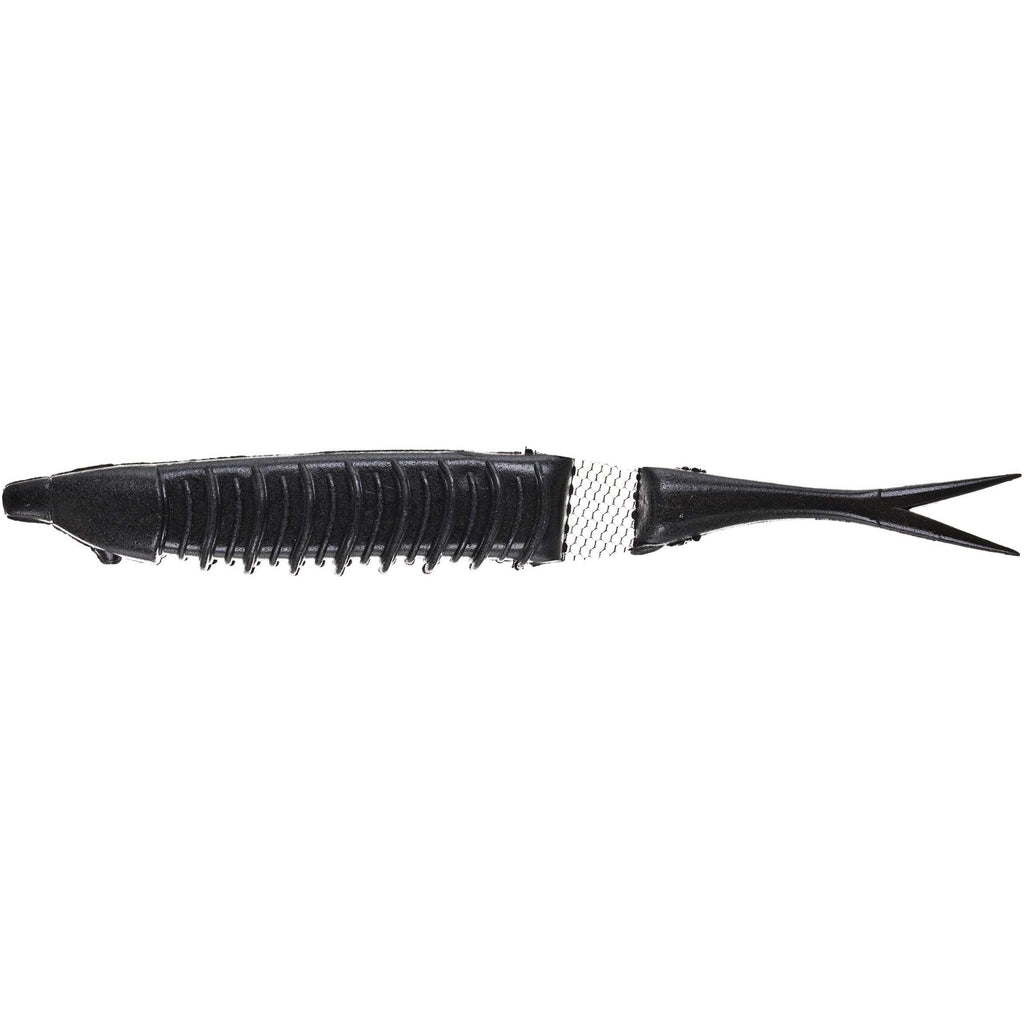 Jackall Bounty Fish Bass Soft Bait - JBOUNJ-STB Strong Black - 140mm 4 Per Pack