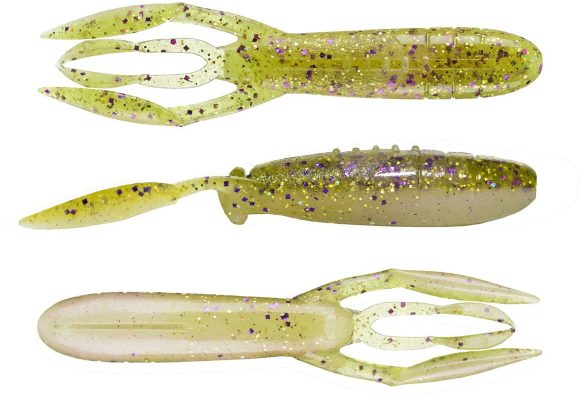 Keitech Glide Camaron Craw en plastique souple de 3,5 pouces