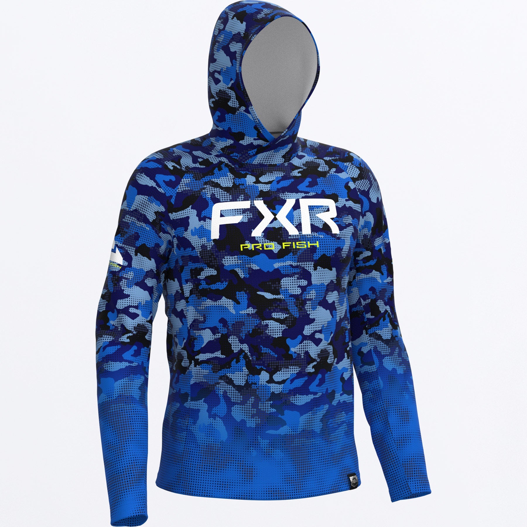 FXR Men's Derby Drift Camo Air UPF Pullover Hoodie - Tackle Depot